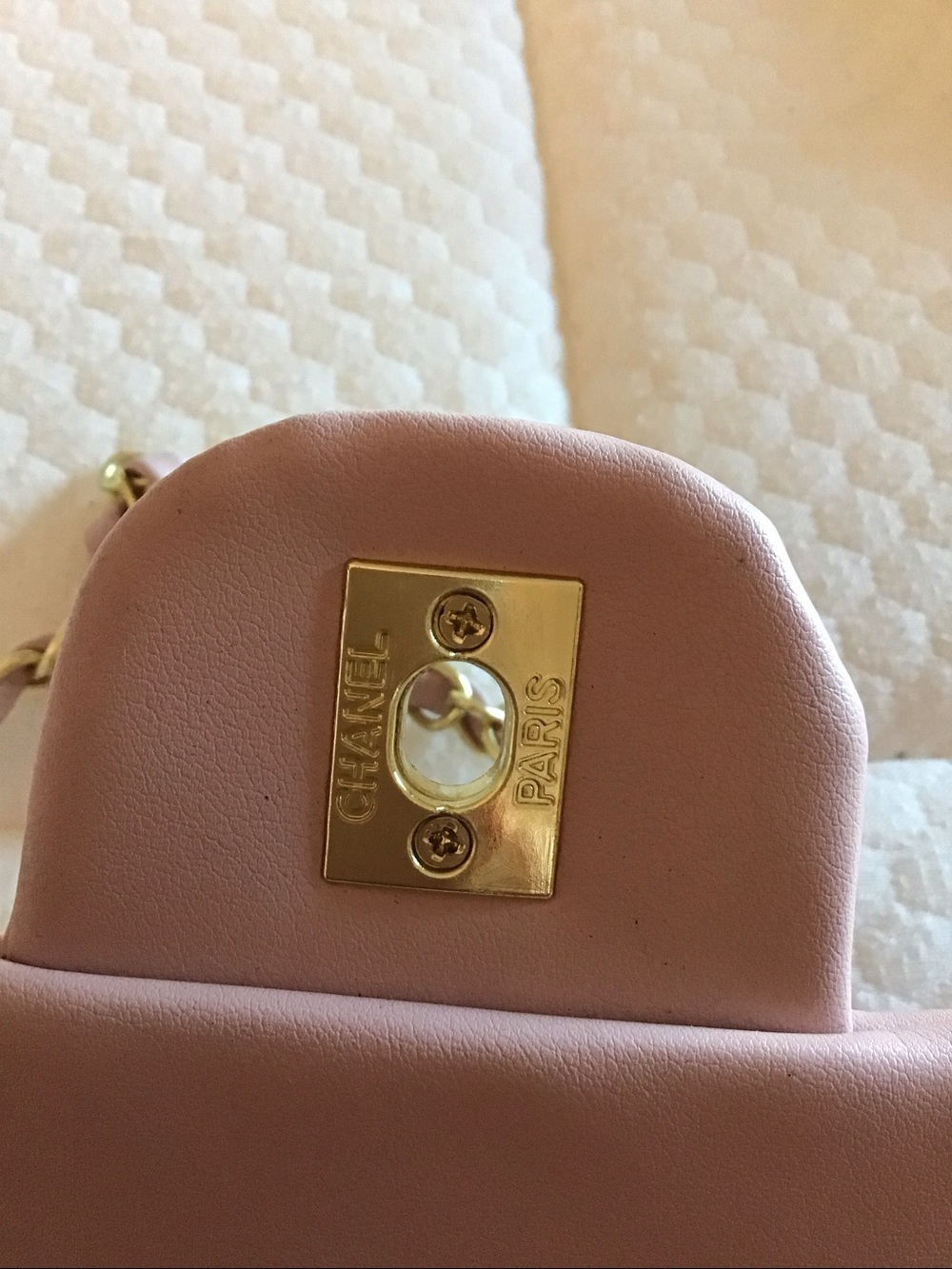 CHANEL pink with gold hardware Quilted Shoulder Bag - Picture 5 of 7